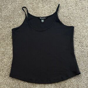 Athleta Women's Signature Rib Black Cami Tank Top